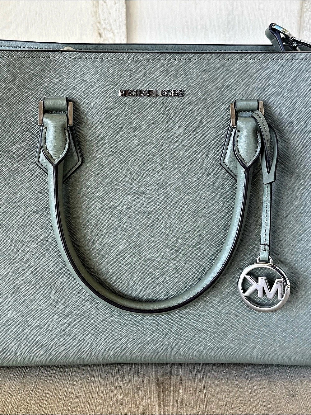 Michael Kors Mercer Large Satchel Bag in Green